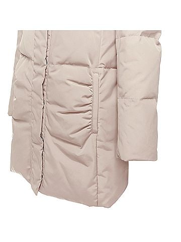 Max & Co Max & Co Caldo Bateau Foldover Collar Fitted Long Puffer Coat (view 2)