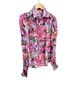 PatBO 100% Polyester Floral Multi Color Long Sleeve Blouse Size 6 - photo 4