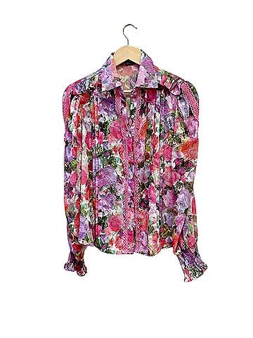 PatBO blossom Long Sleeve Blouse (view 1)
