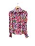 PatBO 100% Polyester Floral Multi Color Long Sleeve Blouse Size 6 - photo 1