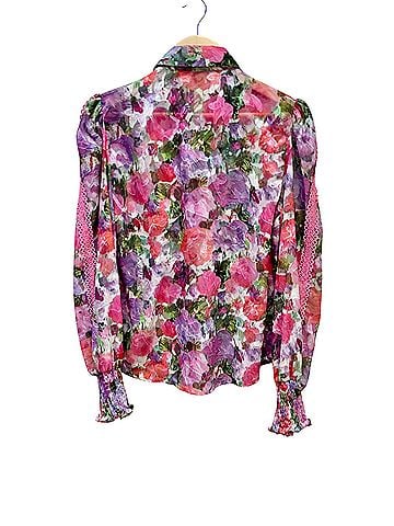 PatBO blossom Long Sleeve Blouse (view 2)
