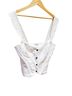 Reformation 100% Linen 100% Linen White Sleeveless Blouse Size 10 - photo 4