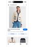 J.Crew Ivory Blue Cardigan Size M - photo 4