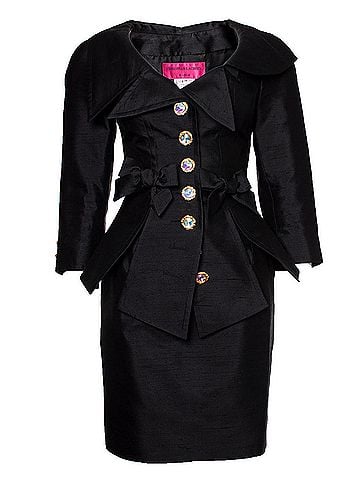 Christian Lacroix Christian Lacroix twin suit with ribbons and crystal buttons (view 1)
