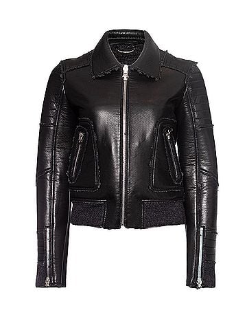 Philipp Plein Philipp Plein Quilted leather jacket (view 1)