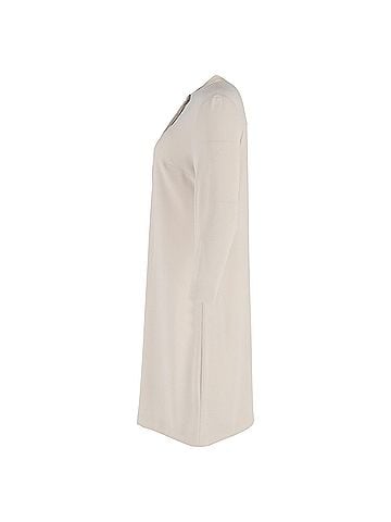 Escada  Escada Mandarin Collared Knee-Length Dress in Beige Triacetate (view 2)