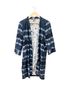 Johnny Was 100% Cotton 100% Cotton Tie-dye Blue Multi Color Kimono Size S - photo 1