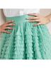 Boden 100% Polyester Green Formal Skirt Size 12 - photo 3