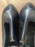 AQUATALIA Color Block Solid Blue Heels Size 11 - photo 9