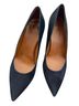 AQUATALIA Color Block Solid Blue Heels Size 11 - photo 1