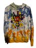 Nickelodeon Tie-dye Multi Color Pullover Hoodie Size L - photo 1
