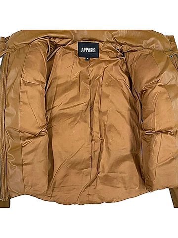 Apparis Jemma Puffer Faux Leather Jacket (view 2)