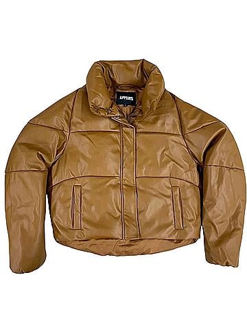 Apparis Jemma Puffer Faux Leather Jacket (view 1)