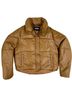 Apparis Brown Faux Leather Jacket Size M - photo 1