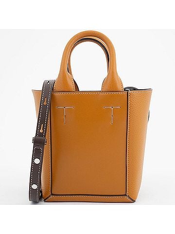 Tod's Tod's Double Up Leather Bag Mini Tote XBWCLNA01T0N2B Orange Women's TOD'S (view 1)