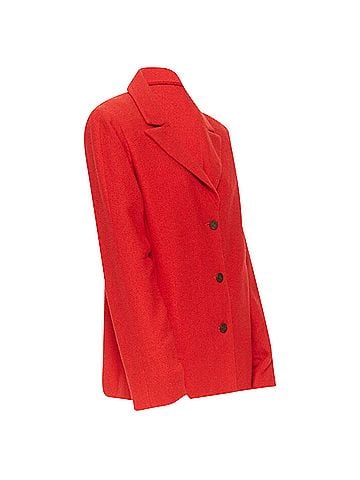 Chanel Chanel lipstick tweed peak lapel CC blazer jacket (view 1)