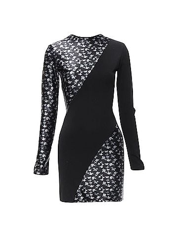 David Koma David Koma butterfly floral print mini dress (view 1)