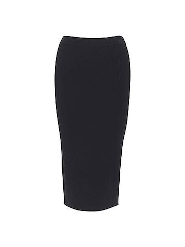 Oscar De La Renta Oscar De La Renta knit knee length pencil skirt (view 1)