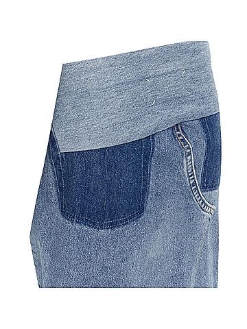 Maison Margiela Maison Martin Margiela deconstructed patchwork denim skirt (view 2)