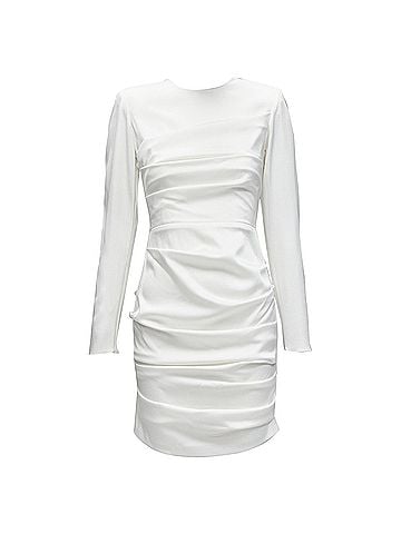 Alex Perry Alex Perry Blaze ruched satin cocktail dress (view 1)