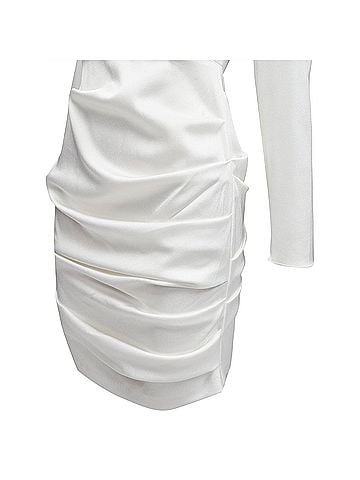 Alex Perry Alex Perry Blaze ruched satin cocktail dress (view 2)