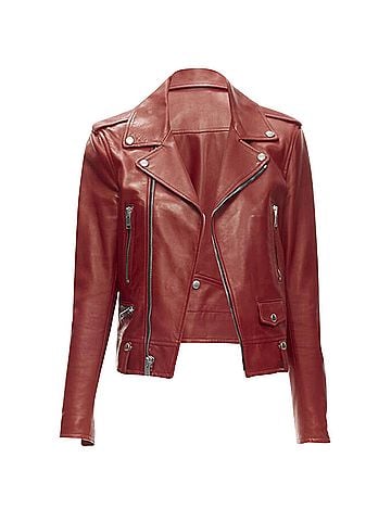 Saint Laurent Saint Laurent Hedi Slimane lambskin leather moto biker jacket (view 1)
