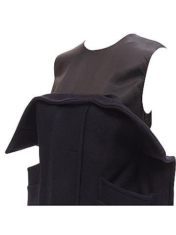 Maison Margiela Maison Margiela John Galliano deconstructed wool D dress (view 2)