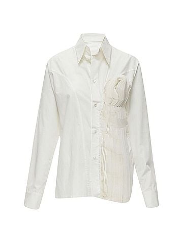 Yohji Yamamoto Chanel Paris Cuba lattice tweed satin collar jacket (view 1)