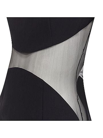 Stella McCartney Stella McCartney Iconic sheer waist illion bodycon dress (view 2)