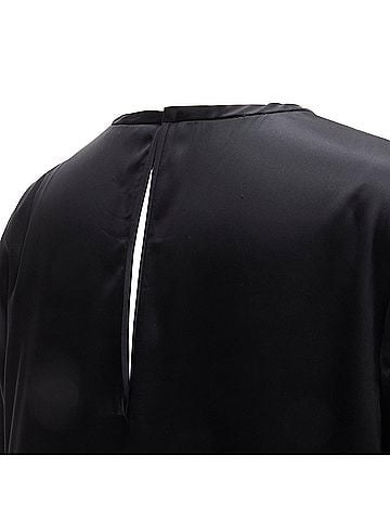 Alexander Wang Alexander Wang satin minimal classic crew neck / sleeves dress (view 2)