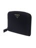 Prada 100% Nylon Black PRADA Prada nylon zip compact wallet in black One size - photo 1