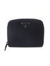 Prada 100% Nylon Black PRADA Prada nylon zip compact wallet in black One size - photo 2