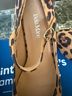 Bella Marie Animal Print Multi Color Black Heels Size 8 - photo 3