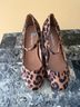 Bella Marie Animal Print Multi Color Black Heels Size 8 - photo 6