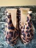 Bella Marie Animal Print Multi Color Black Heels Size 8 - photo 11
