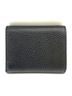 Prada 100% Leather Black Prada Tri-fold Leather Triangle Compact Wallet 1MH044 Black PRADA One size - photo 2