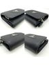 Prada 100% Leather Black Prada Tri-fold Leather Triangle Compact Wallet 1MH044 Black PRADA One size - photo 3