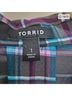 Torrid Plaid Multi Color Long Sleeve Button-Down Shirt Size 1X - photo 12
