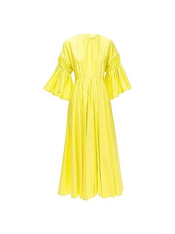 Roksanda Roksanda cotton origami pleat sleeve A-line dress (view 1)