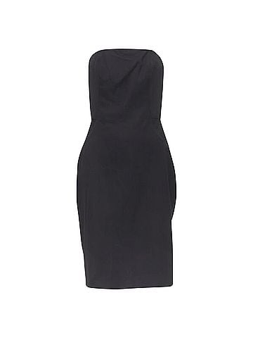 Alexander Wang Alexander Wang built-in corset strapless leather pleat back dress (view 1)
