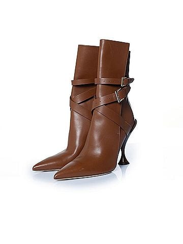 Burberry Burberry Hadfield pedestal boots in brown (view 1)