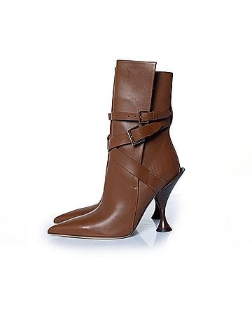 Burberry Burberry Hadfield pedestal boots in brown (view 2)