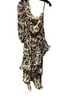 Alexis Floral Black White Cocktail Dress Size S - photo 1
