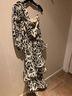 Alexis Floral Black White Cocktail Dress Size S - photo 3