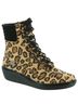 Kenneth Cole REACTION Animal Print Tan Brown Boots Size 6 - photo 1