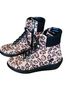 Kenneth Cole REACTION Animal Print Tan Brown Boots Size 6 - photo 2