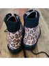 Kenneth Cole REACTION Animal Print Tan Brown Boots Size 6 - photo 4