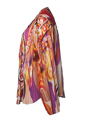 ETRO Etro multicoloured sheer printed blouse (view 2)