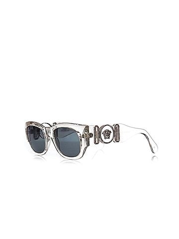 Versace Gianni Versace oversized clear sunglasses. (view 1)