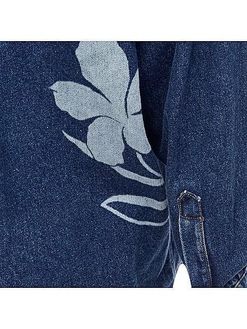 David Koma David Koma organic cotton floral silver logo button shirt (view 2)
